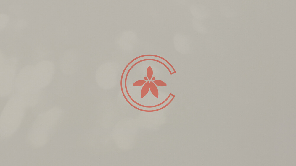 Custom monogram logo for Caladenia.